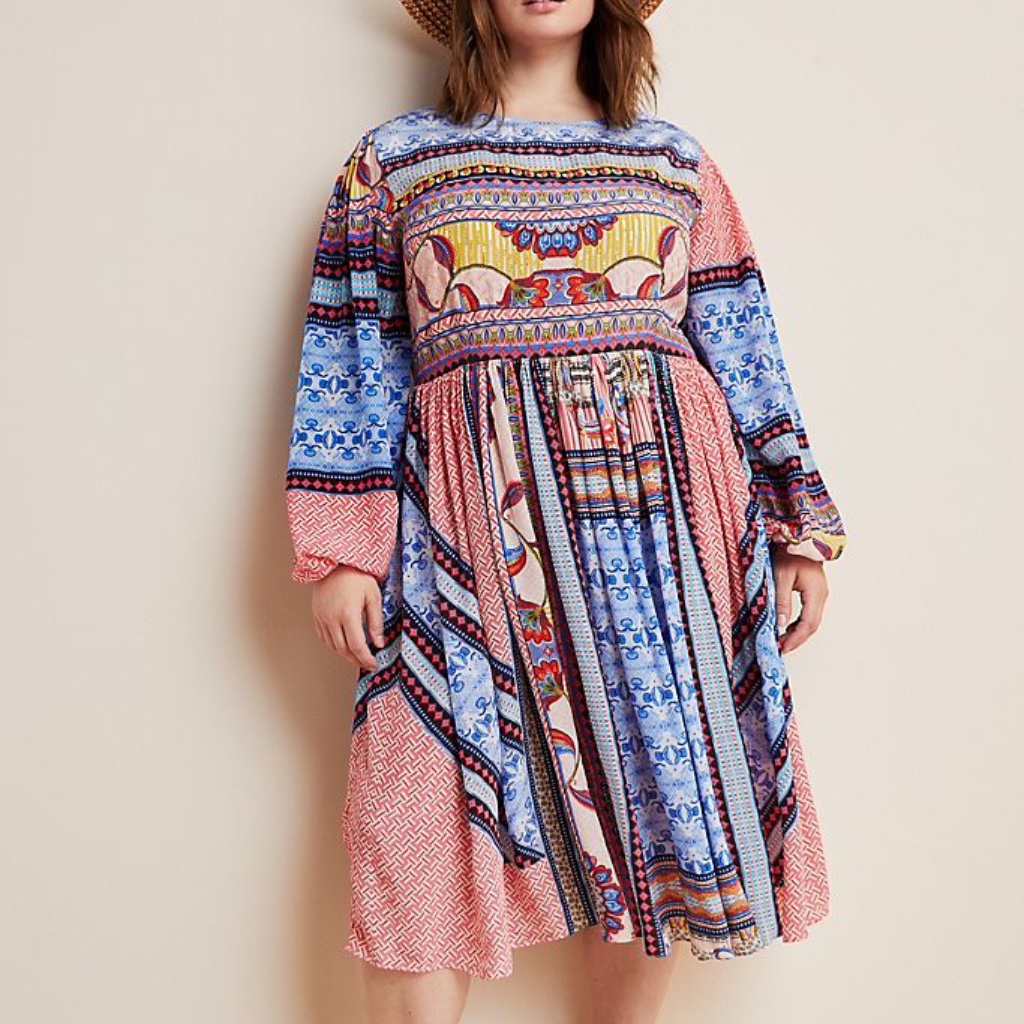 Anthropologie Bhanuni By Jyoti Marcelina Midi Dress